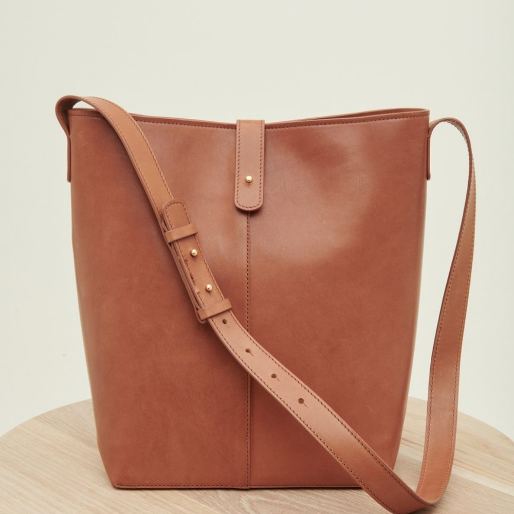 Jenni Kayne Leather Bucket Bag